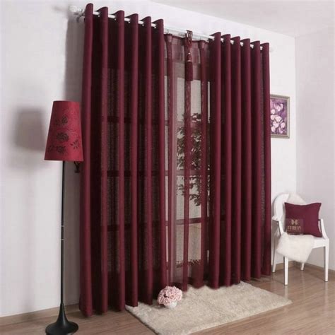 Burgundy Curtains For Living Room Roy Home Design