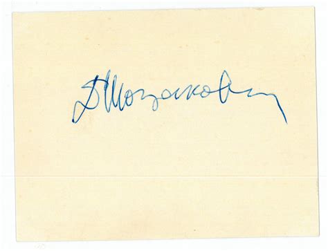 Autograph signature ("Shostakovich"). by Shostakovich, Dimitri, Russian ...