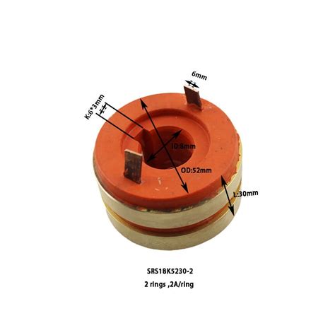 Traditional Slip Ring Electrical Slip Ring Rotary Joint Carbon