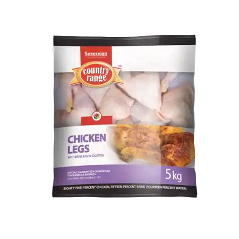 Sovereign Country Range Chicken Leg Quarters In Brine Based Solution 5kg