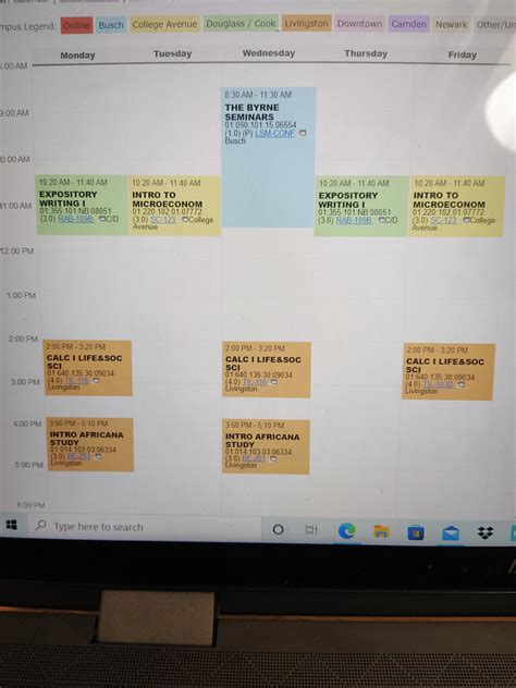 Is this schedule good for the spring semester. I am a freshman and