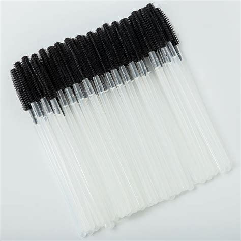 100pcs Makeup Eyelashes Brushes Silicone Disposable Mascara Brush For