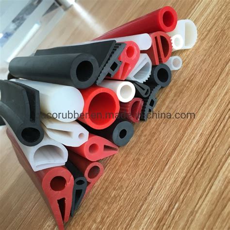 Extruded Silicone EPDM NBR PVC Rubber Seal Strip Custom Made China