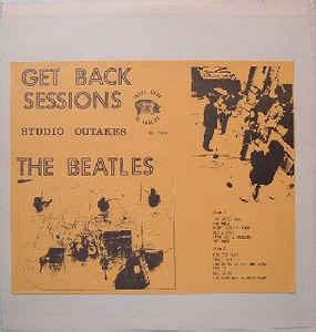 The Beatles - Get Back Sessions Studio Outakes (Vinyl) | Discogs