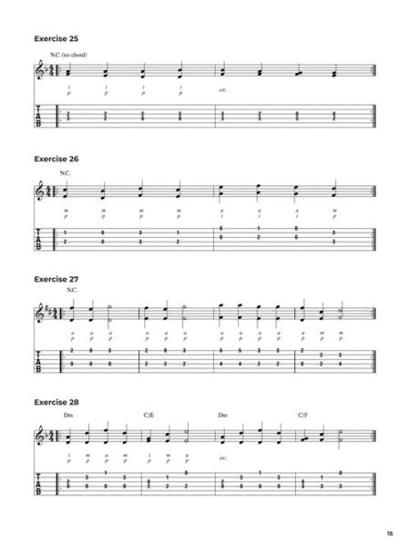 Fingerstyle Guitar Coordination Fingerpicking Guitar Sheet Music Sheet Music Plus