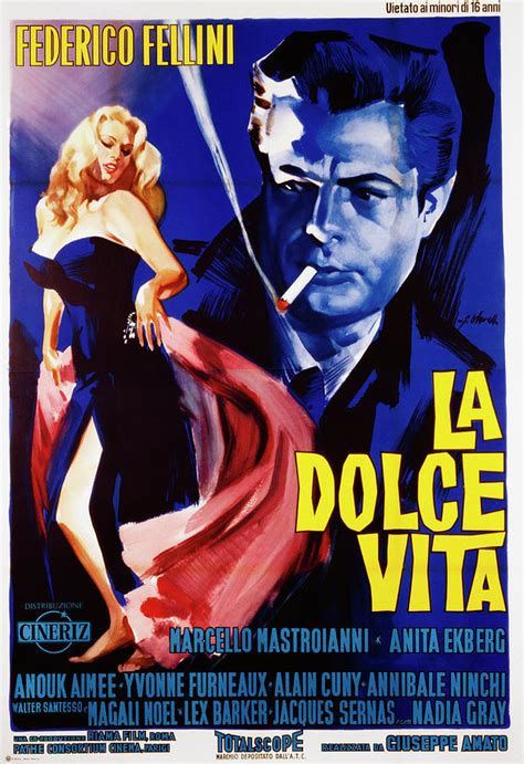 La Dolce Vita Retro Movie Poster Photograph By Retro Photography