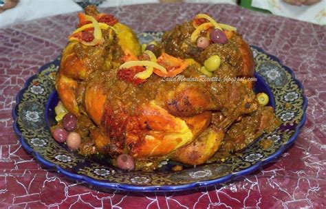 Recette Poulet Rôti à la Marocaine Lalla Moulati