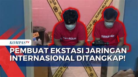 Jaringan Internasional Pabrik Ekstasi Terungkap Polisi Buru Otak