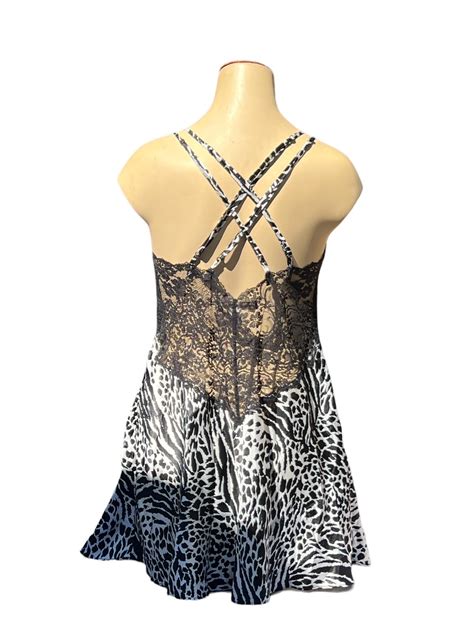 Vintage Victorias Secret Lingerie Nightie Chemise Sli Gem