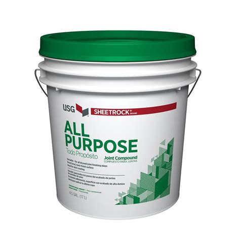 USG Sheetrock Brand 4 5 Gal All Purpose Pre Mixed Joint Compound