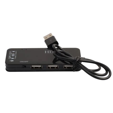 USB Hub Stereo DJ External Sound Card Headset Microphone Adapter For PC Laptop USB 3D External ...