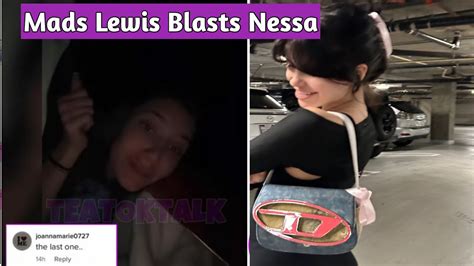 Mads Lewis Makes Big Accusations On Nessa Barrett Jaden Hossler But