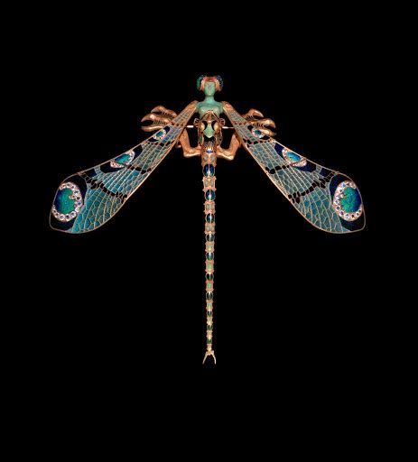 Dragonfly woman corsage ornament René Lalique Google Arts Culture