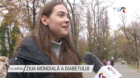 ZIUA MONDIALĂ A DIABETULUI Stiri TVR Craiova