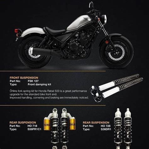 Ohlins ASIA HO 728後避震器 Honda Rebel 500專用 HO 728