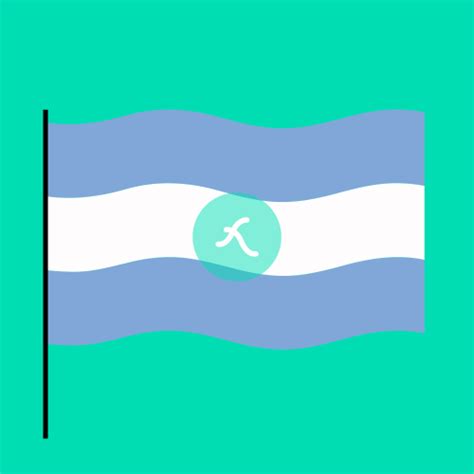 Argentina Flag Lottie Json Animation Lottiefilestore