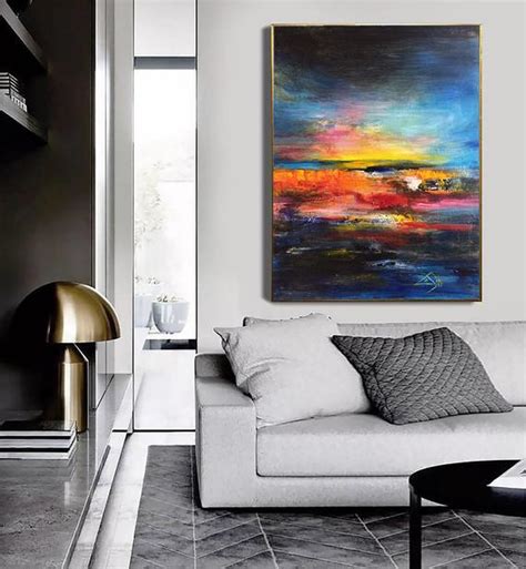 Oversized Painting Abstract Painting Original Large Colorful | Etsy