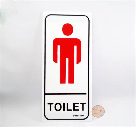 Sign Board Acrylic Label Tulisan Akrilik Simbol Toilet Pria Dan Wanita Lazada Indonesia