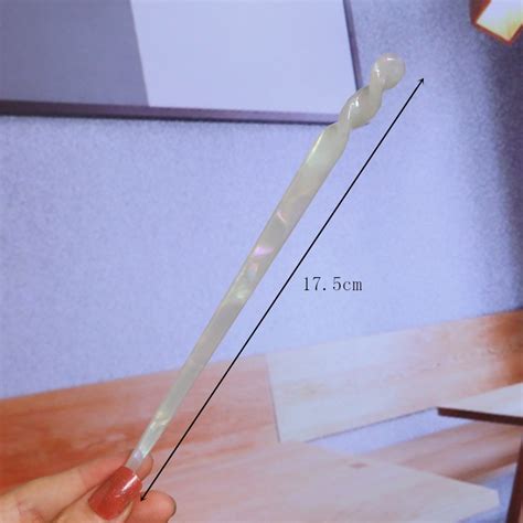 Chinese Style Traditional Women Acetate Long Hair Stick Chopstick For