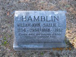 William John Hamblin Memorial Find A Grave