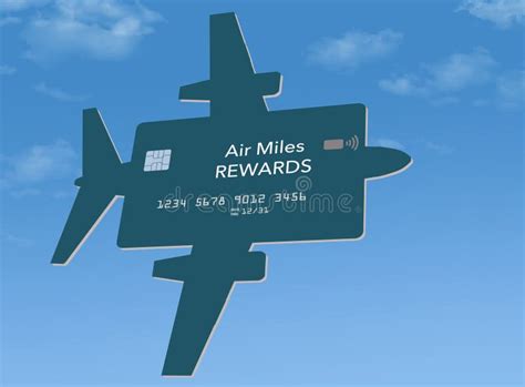 Here Is A Air Miles Reward Credit Card That Is Shaped Like An Airplane