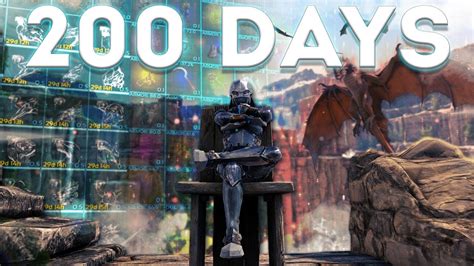 How We Survived 200 DAYS On ARK CRYSTAL ISLES YouTube