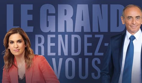 Paris Eric Zemmour Invit De Sonia Mabrouk Dans Le Grand Rendez Vous