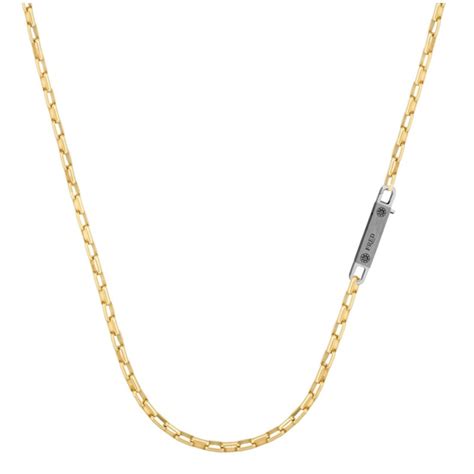 Collier Fred Winch Force Or Jaune Maison Verhoeven