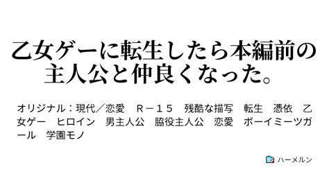 乙女ゲーに転生したら本編前の主人公と仲良くなった。 ハーメルン