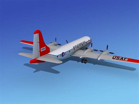 Boeing C Stratofreighter V D Model Rigged Cgtrader