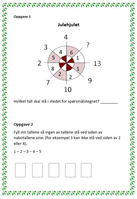 Jul Gratis Undervisningsopplegg