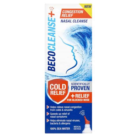 Becocleanse Plus Nasal Cleanse Spray 135ml Wilko