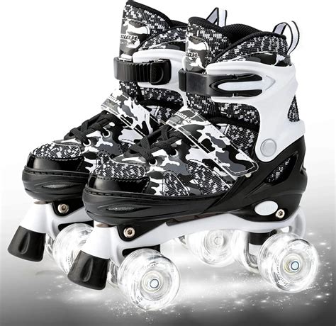 Adjustable Roller Skates with Light up Wheels - Best light up roller skates by @Parenting - Listium