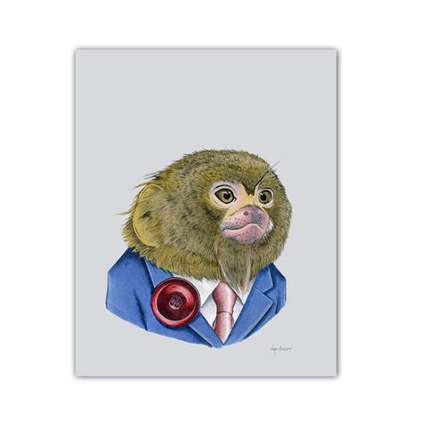 Pygmy Marmoset Print 5x7 Etsy