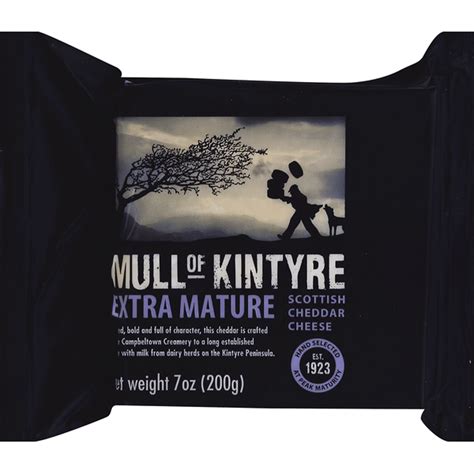 Mull Of Kintyre Cheese Scottish Cheddar Extra Mature 7 Oz Delivery