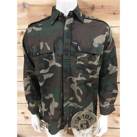 Croatian Army Camo Long Sleeve Shirt New