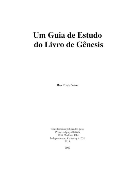 Pdf Um Guia De Estudo Do Livro De G Nesis Dokumen Tips