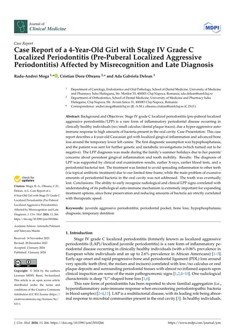 Pdf Case Report Of A Year Old Girl With Stage Iv Grade C Localized