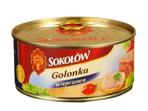 GOLONKA WIEPRZOWA konserwa 73 mięsa Sokołów 300g 13928681983 Allegro pl