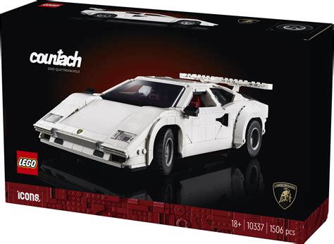 The Iconic LEGO 10337 Lamborghini Countach Roars Into The Icons Garage