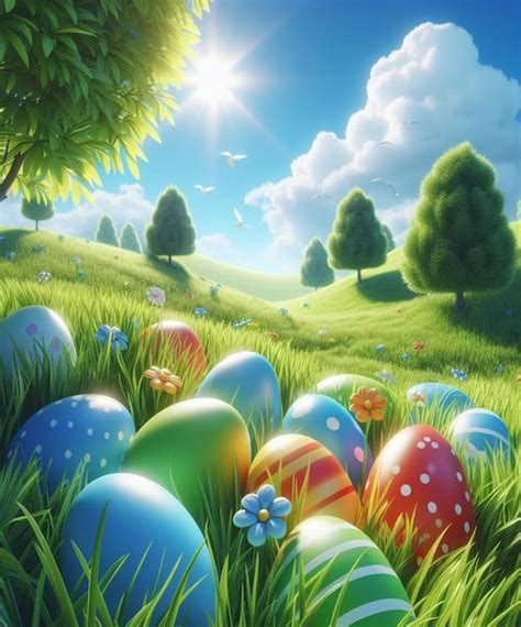 premium photo  beautiful design    easter monday