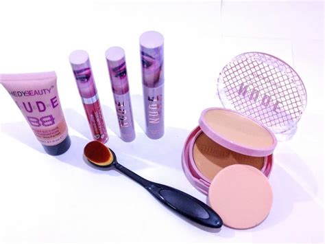 Kit Basico Maquillaje Nude Base Polvo Mascara Y Mas Envío gratis