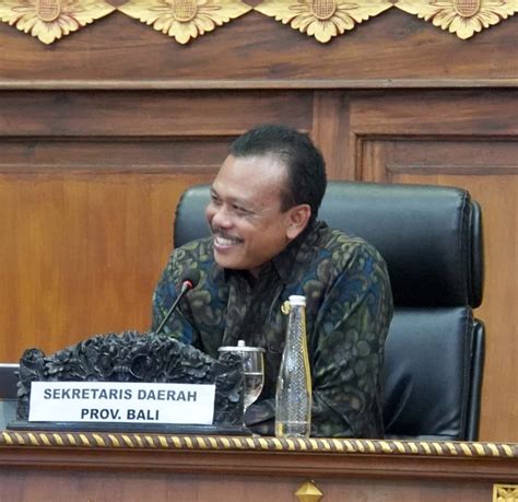 Sekda Dewa Indra Capaian Rpjpd Bali Tahun Cukup Baik Dan Di