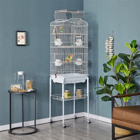 Yaheetech 64 Inch Open Play Top Bird Cages For Parakeets Cockatiels