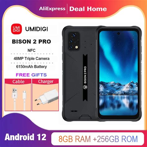 Umidigi Tel Fono Inteligente Bison Pro Versi N Global M Vil De Gb Y