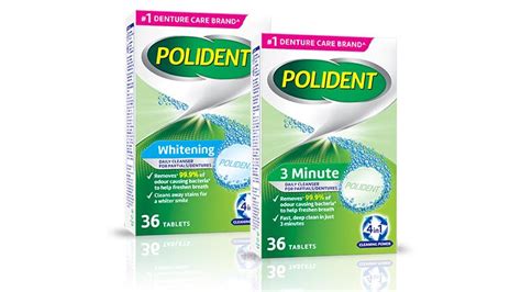 Polident Denture Care Products For Denture Patients