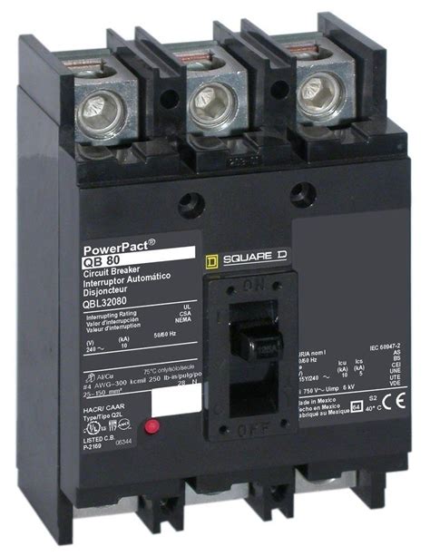 Square D Qjl Pole Molded Case Circuit Breaker Bay Power