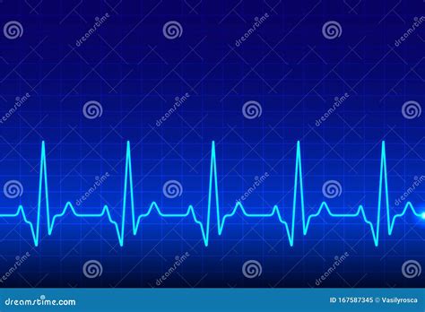 Ecg Hartslagmonitor Cardiogram Hartpullgolf Medische Achtergrond