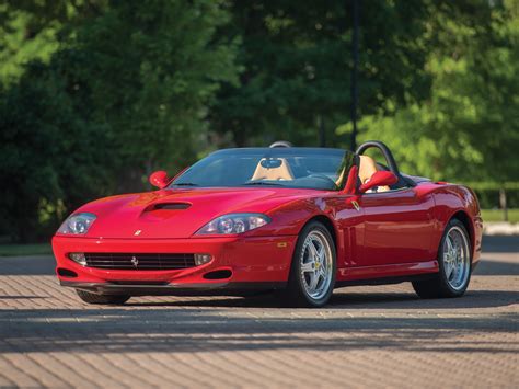 2001 Ferrari 550 Barchetta Pininfarina Monterey 2016 Rm Sothebys