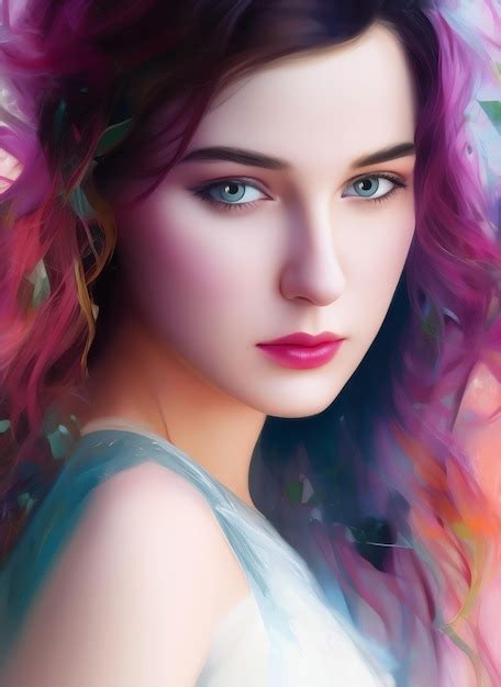 Beautiful Women Paintings Wallpaper